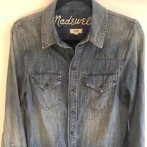 Madewell Denim Snap shirt